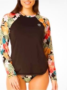 Hurley Caribbean dreaming long sleeve Swim/Rash Guard